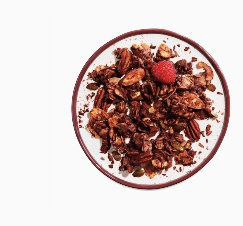 NuTrail Nut Granola Cereal, Dark Chocolate, No Sugar Added, Keto, Low Carb, Glut