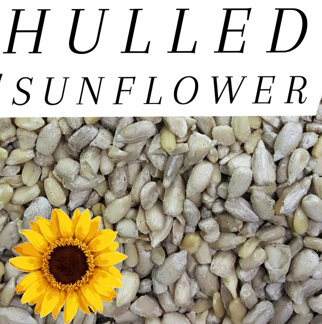RAW Sunflower Seeds Kernels — Hulled, Non-GMO, Unsalted, Kosher NO SHELL!!!