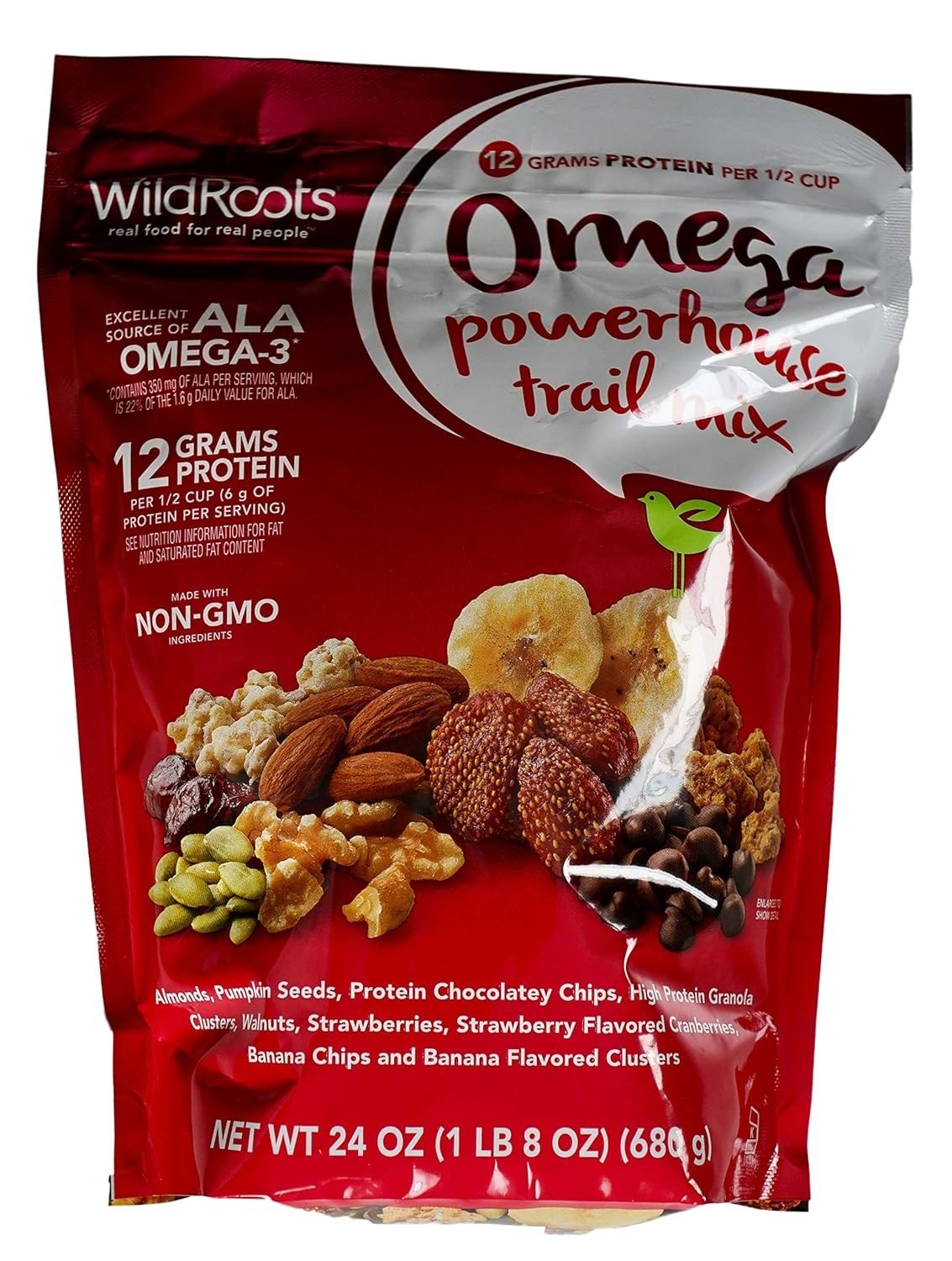 WildRoots Omega Powerhouse Trail Mix, 24oz Each