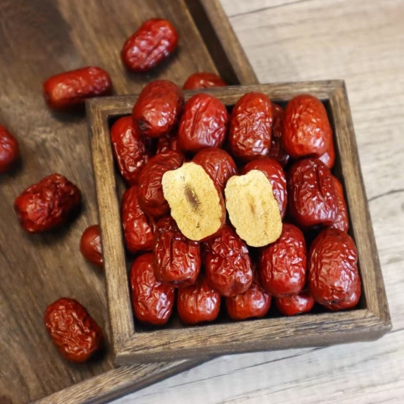 Dried Chinese jujube, 450g Chinese red dates super food snack, Vegan 九龍堂 红枣 枣