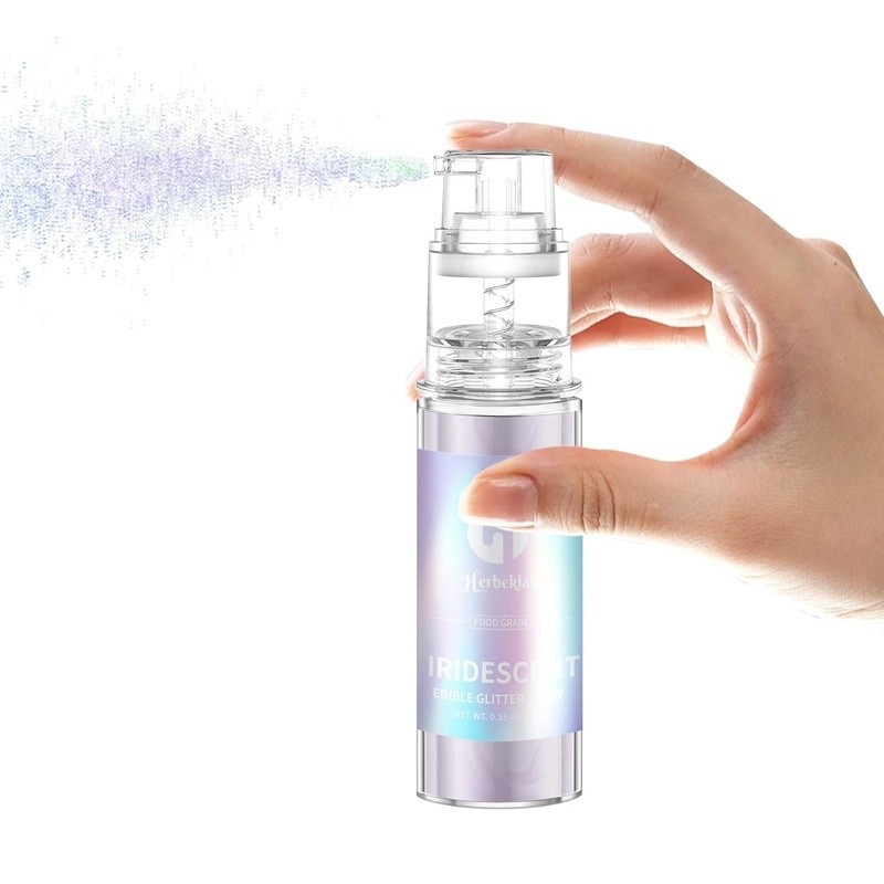 Iridescent Edible Glitter Spray Cakes Drinks Food Decoration 10g Gluten Free New