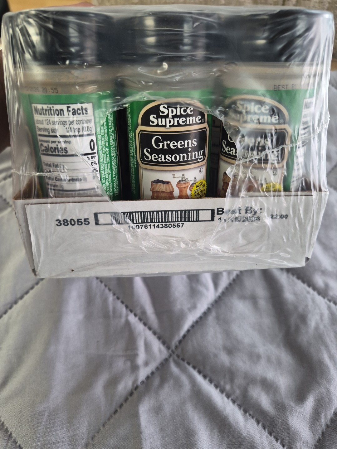 Spice Supreme Greens Seasoning 3.5Oz Shaker Pack Of 12 Spice Mix For Cooking
