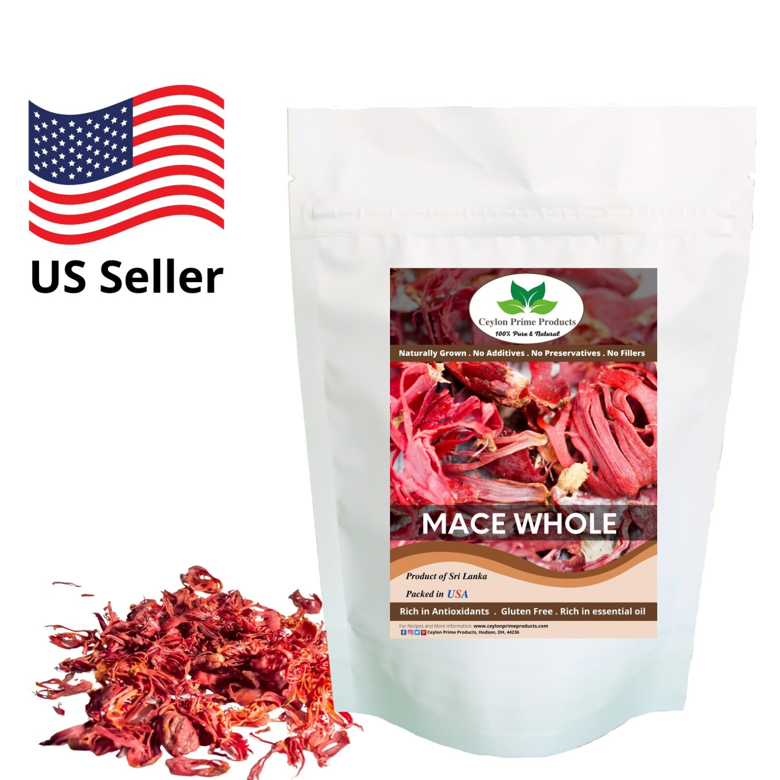 Mace Blade whole (Javathri) | All Natural, Vegan, Gluten Friendly, NON-GMO