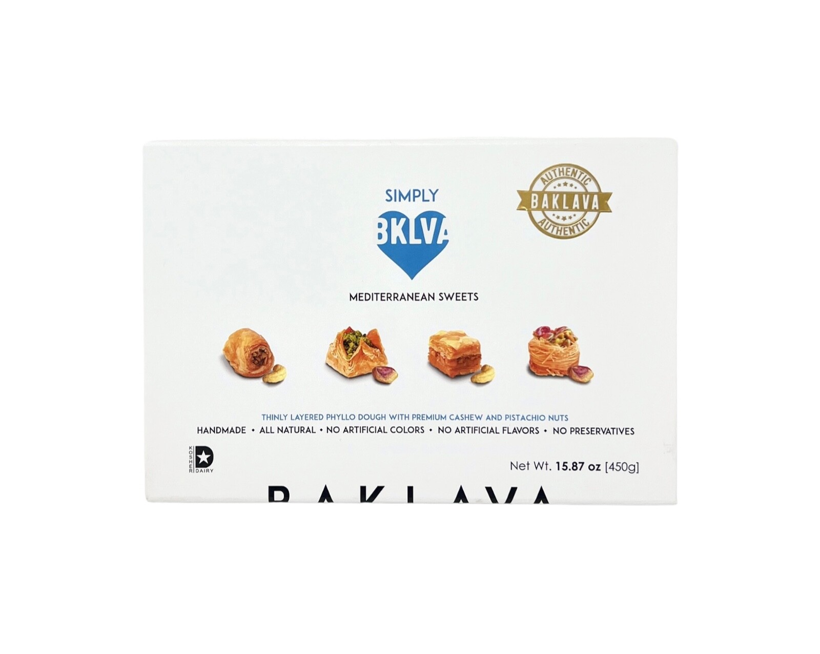 Simply Bklva Mediterranean Sweets (45-50 Pieces /.99bs / 450g)