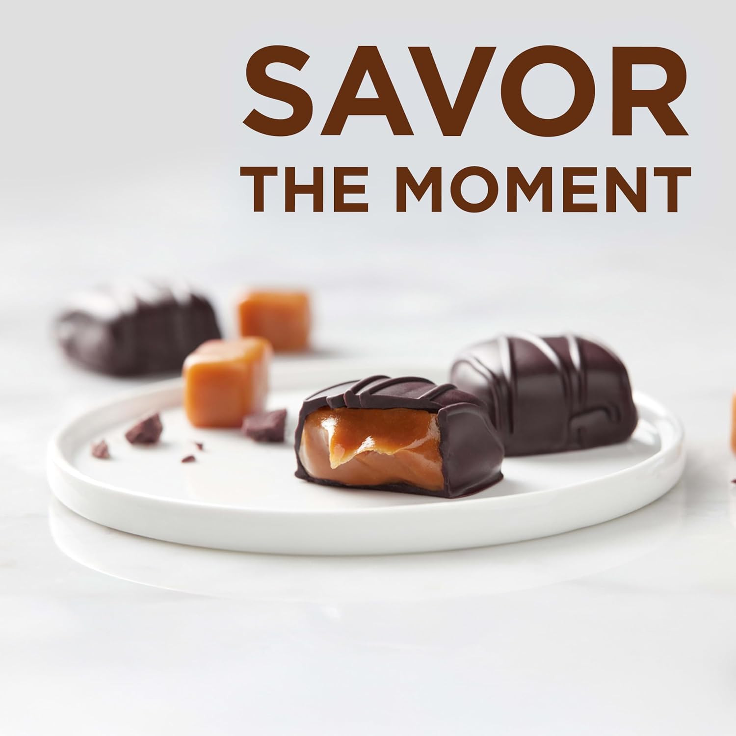 Russell Stover Assorted Caramels in Milk and Dark Chocolate, Mother’S Day Chocol