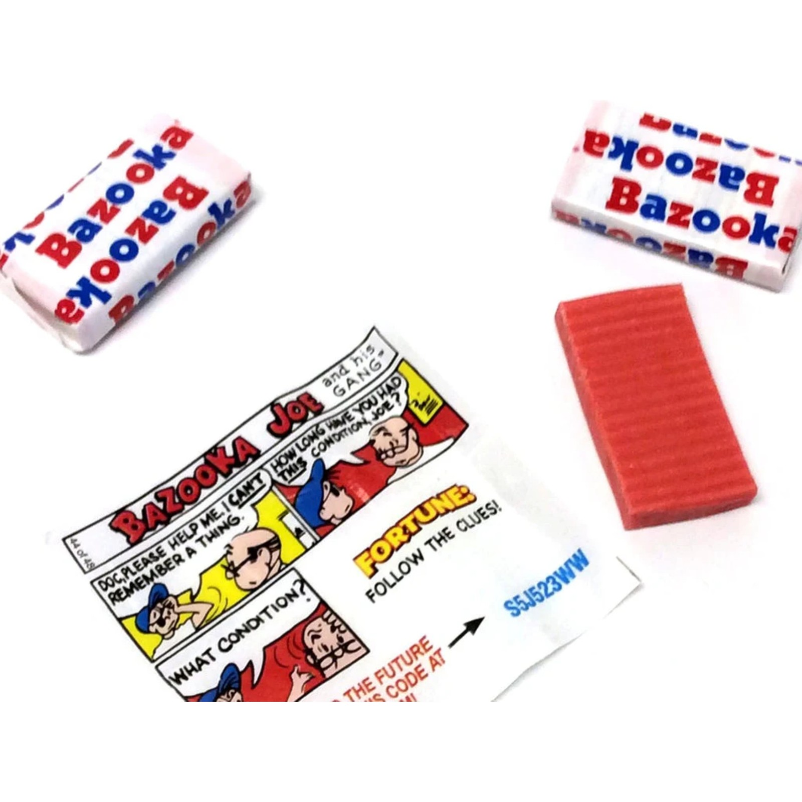 6x Bazooka Original Throwback Bubble Gum Chewing Gum Bulk Sweet Treats 10ct