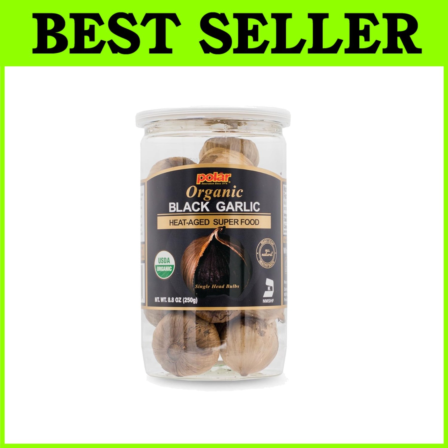 Ready-to-Eat USDA Organic Black Garlic