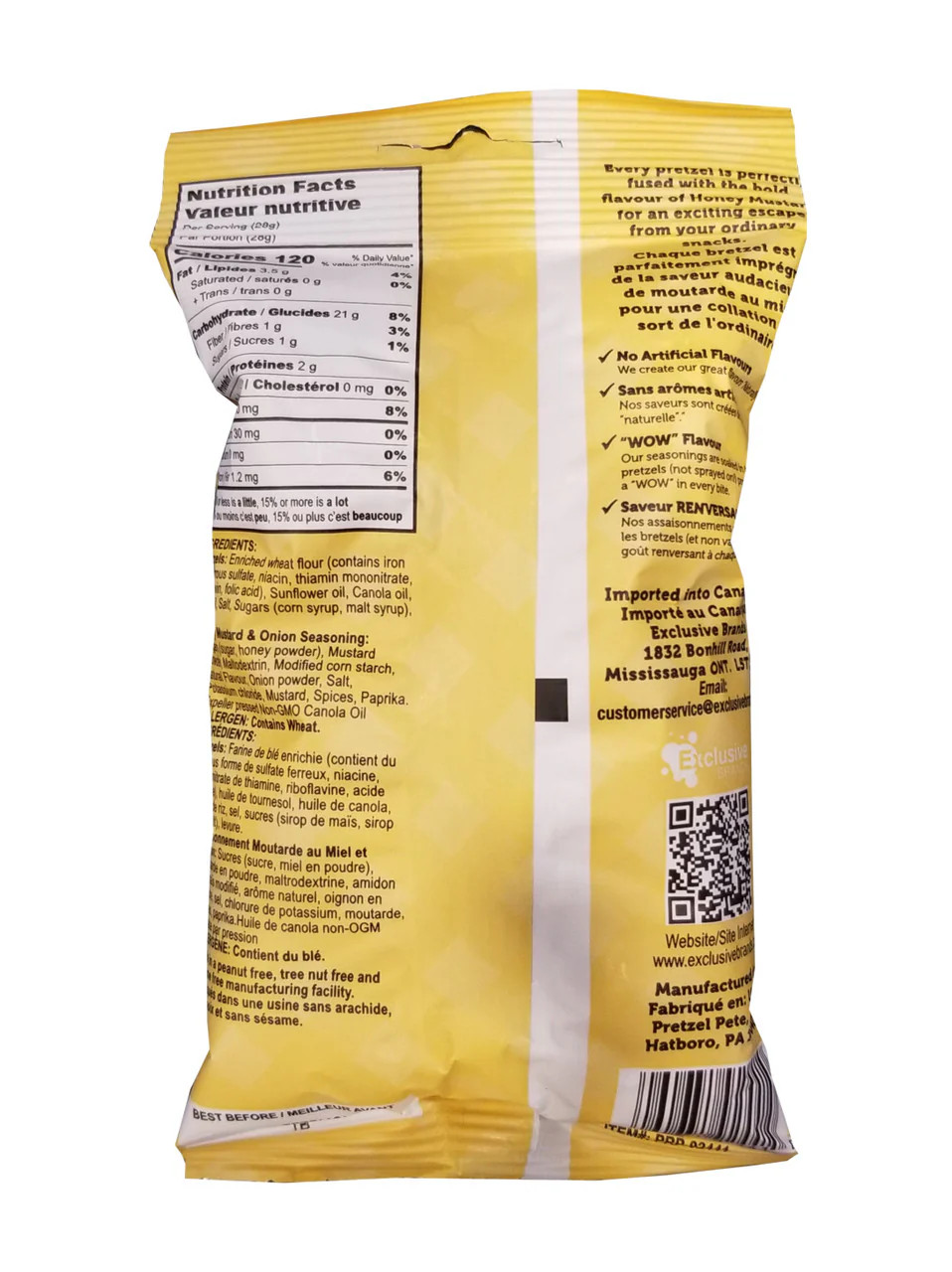 Pretzel Pzazz Seasoned Pretzel Pieces, Honey Mustard, 56g/2 oz., {Imported fr…