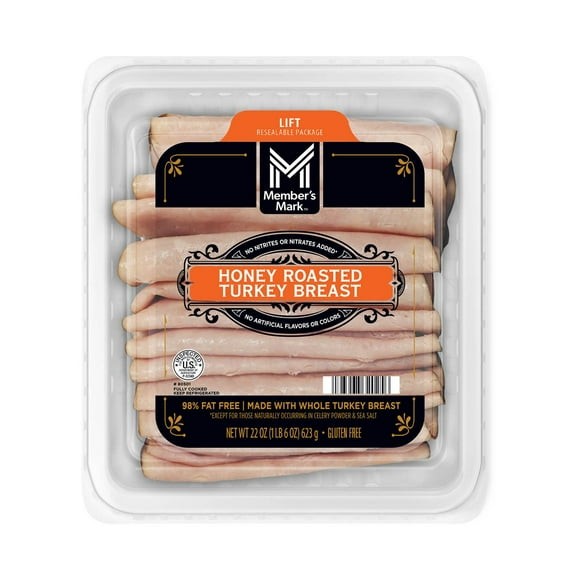 Member’s Mark Honey Roasted Turkey Breast, Sliced, 1 lb. 6 oz.