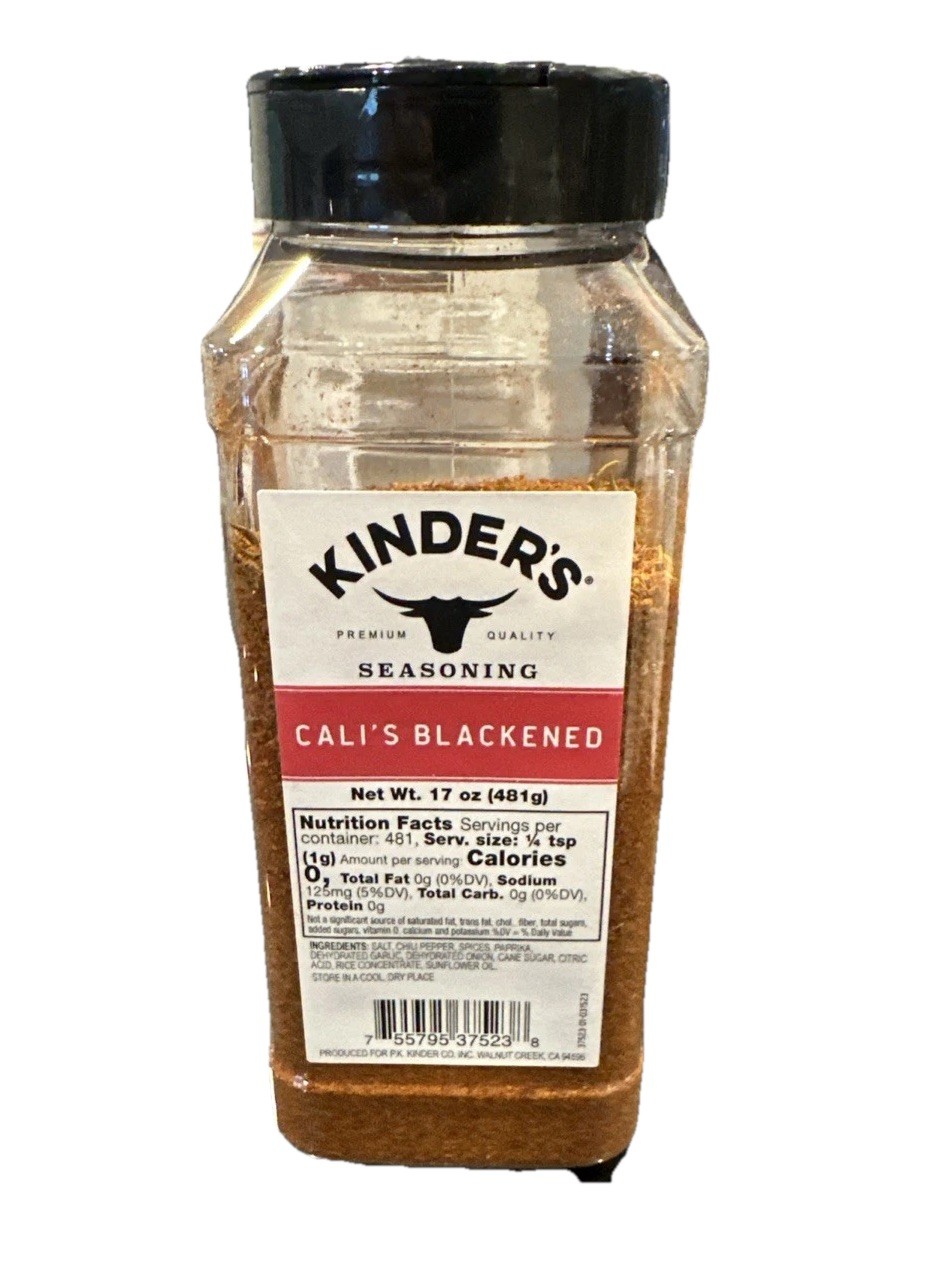 Kinder’s Cali’s Blackened Rub HUGE 17oz Spice Mix Discontinued Rare HTF FREESHIP