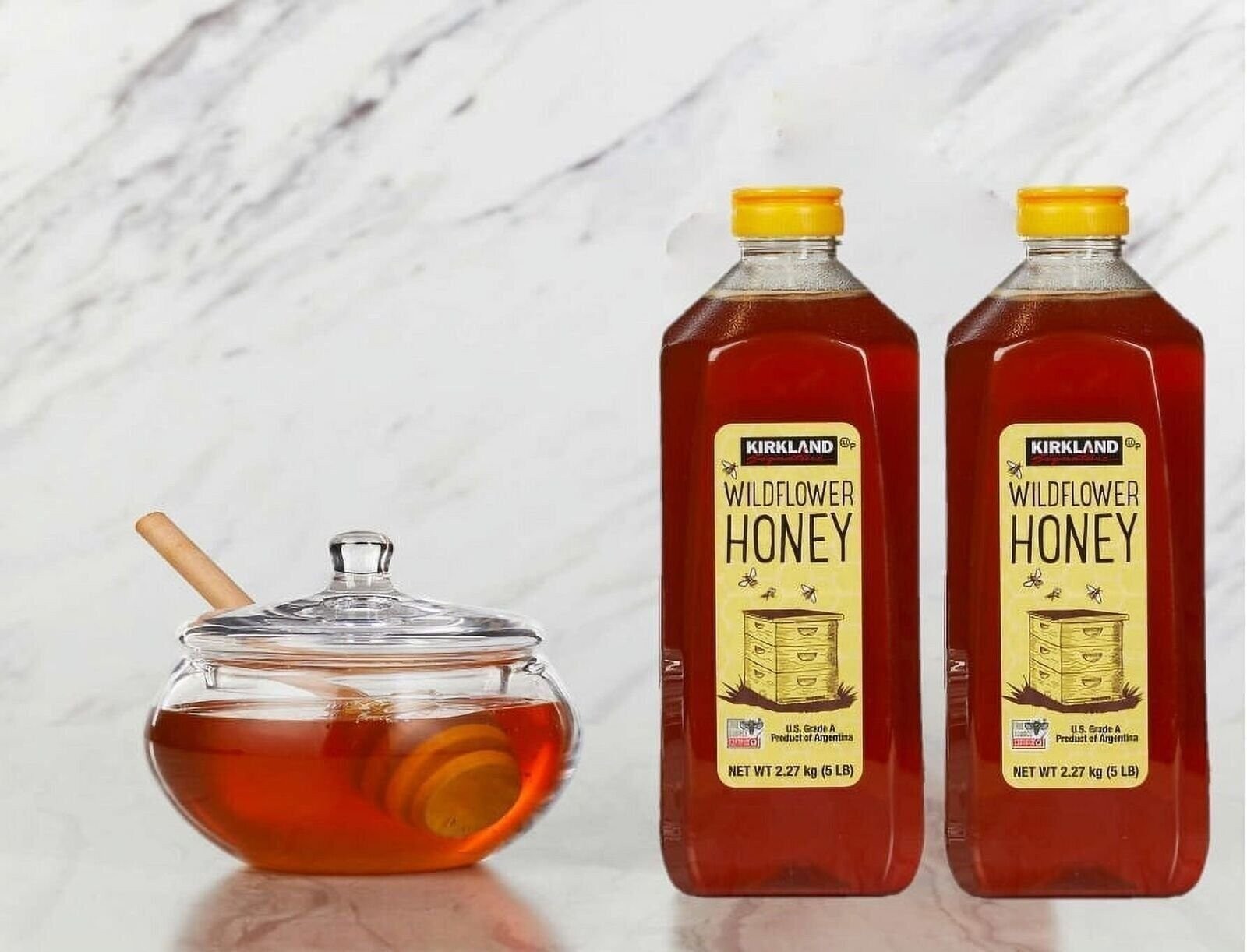 2 Pack | Kirkland Signature Wild Flower Honey, 5 lbs