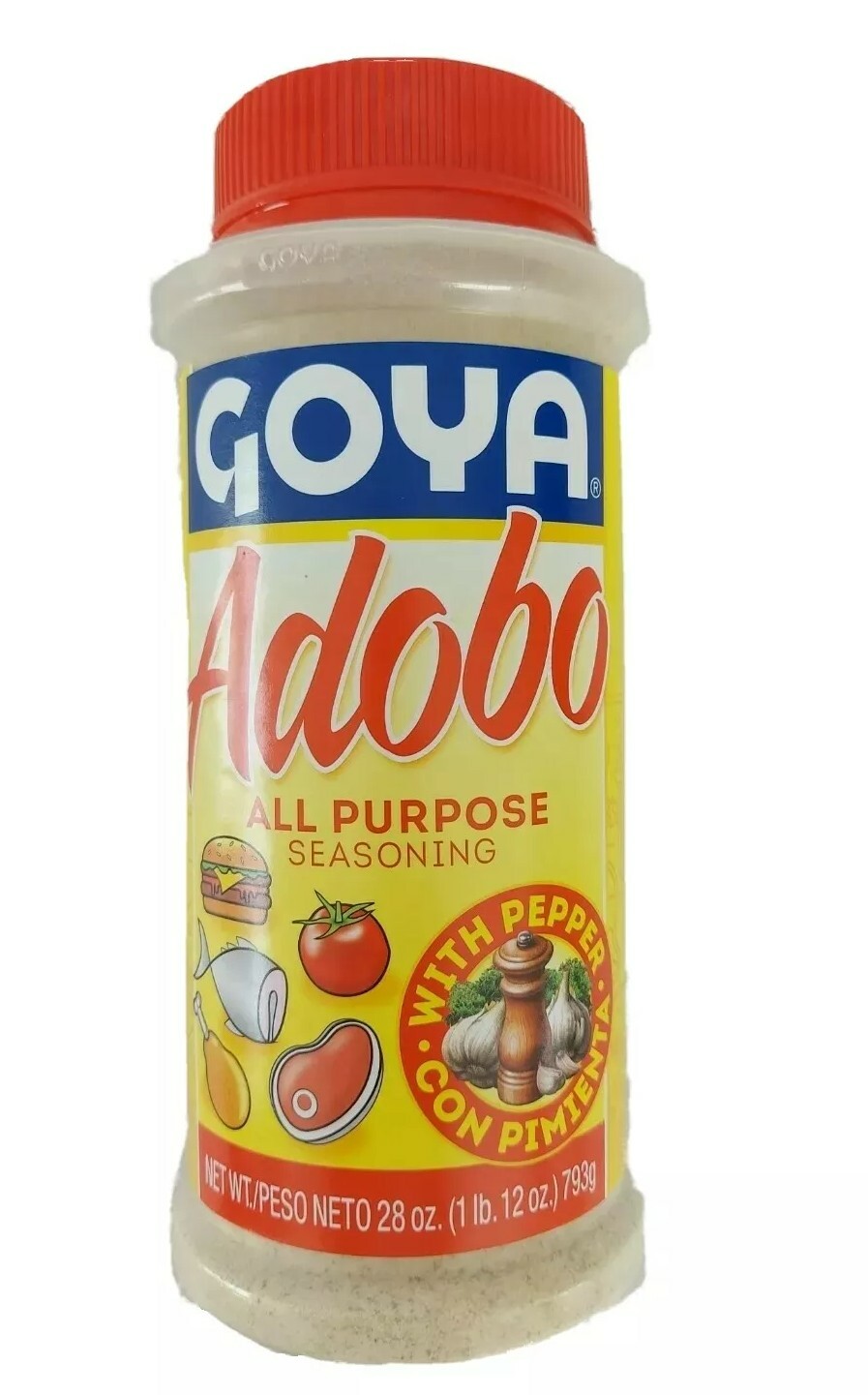 GOYA ADOBO CON PIMIENTA ALL PURPOSE SEASONING WITH PEPPER (Pack-28oz ea BOTTLE )
