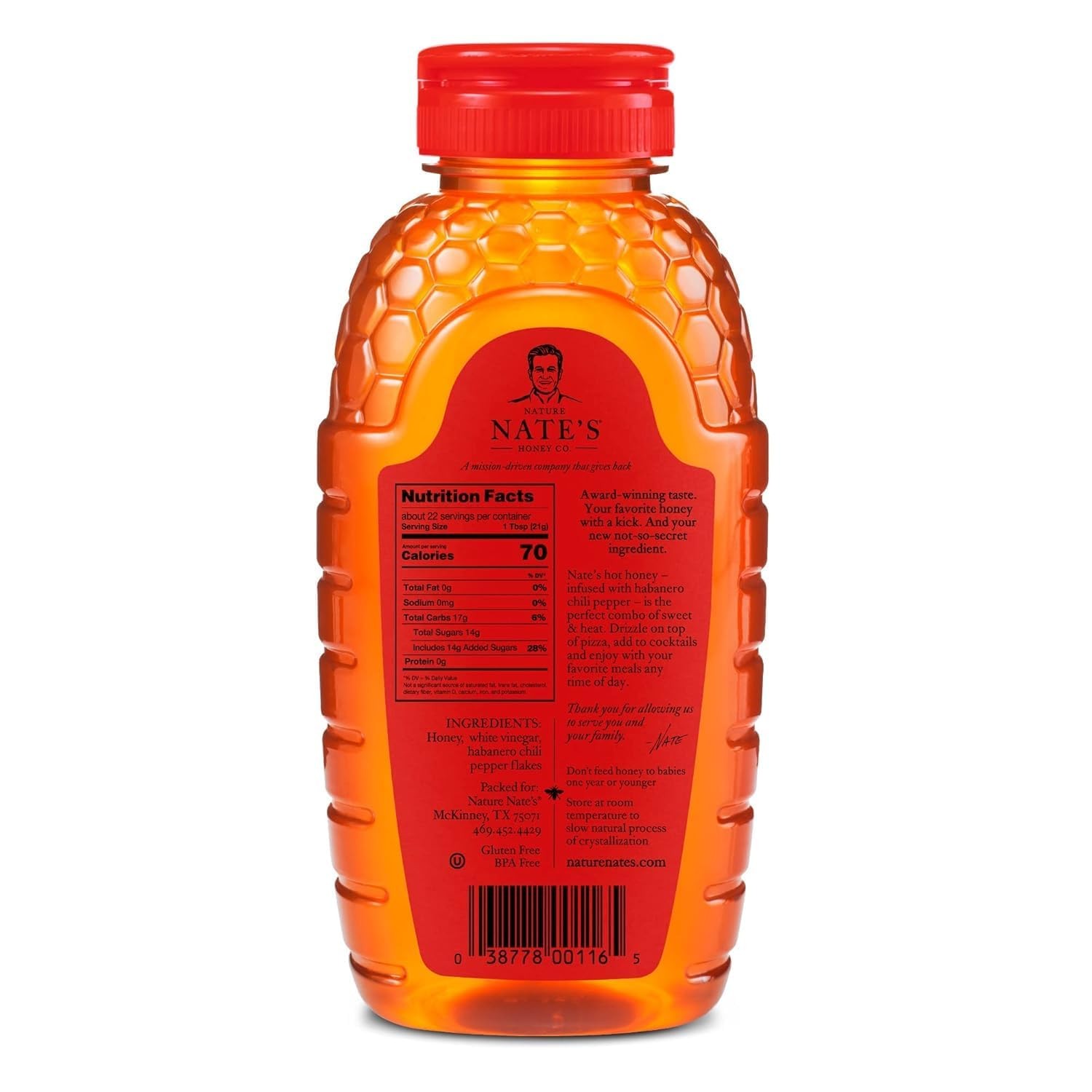 Miel Caliente: 100 % Infusion De Miel Pura Con Hojuelas De Chile Habanero