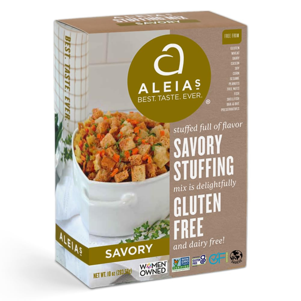 Gluten Free Savory Stuffing Mix 10oz Holiday Turkey Chicken Dairy Soy Wheat Free