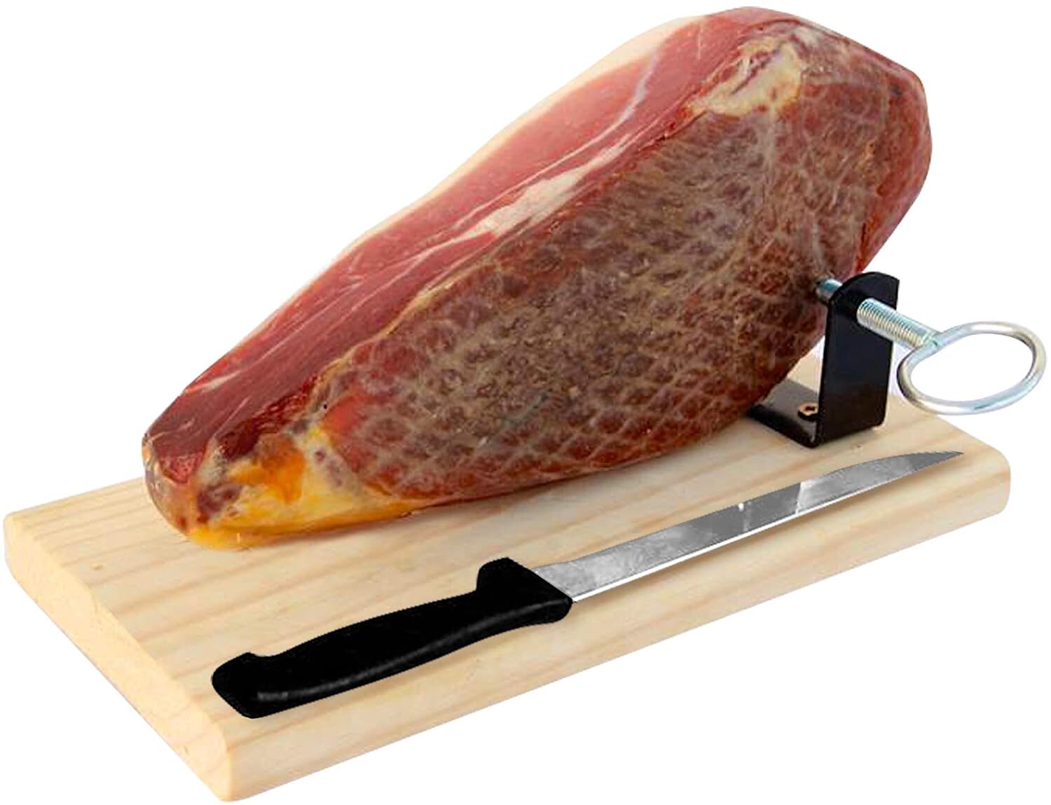 Serrano Ham Boneless & Ham Stand – Spanish Jamon Serrano Ideal for Tapas Approx.
