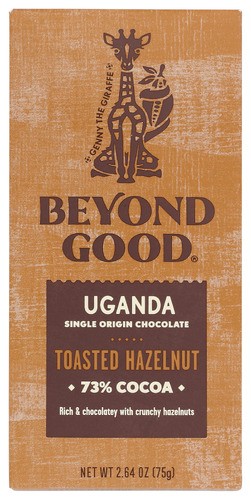 Beyond Good Bar Chocolat Hazelnut 2.64 oz (Pack of 12)