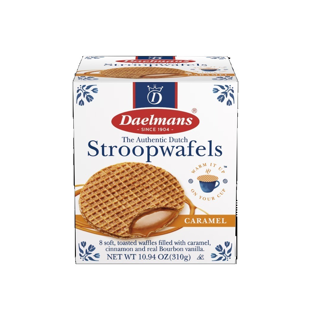 Caramel Stroopwafels Dutch Syrup Waffles 8 Count Pack of 3 Contains Wheat Milk