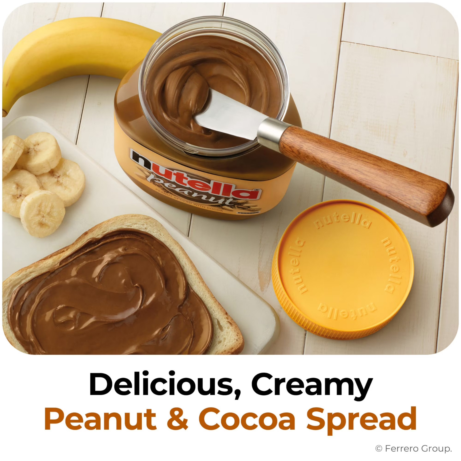 Nutella Peanut Spread With Cocoa, 13 oz…….