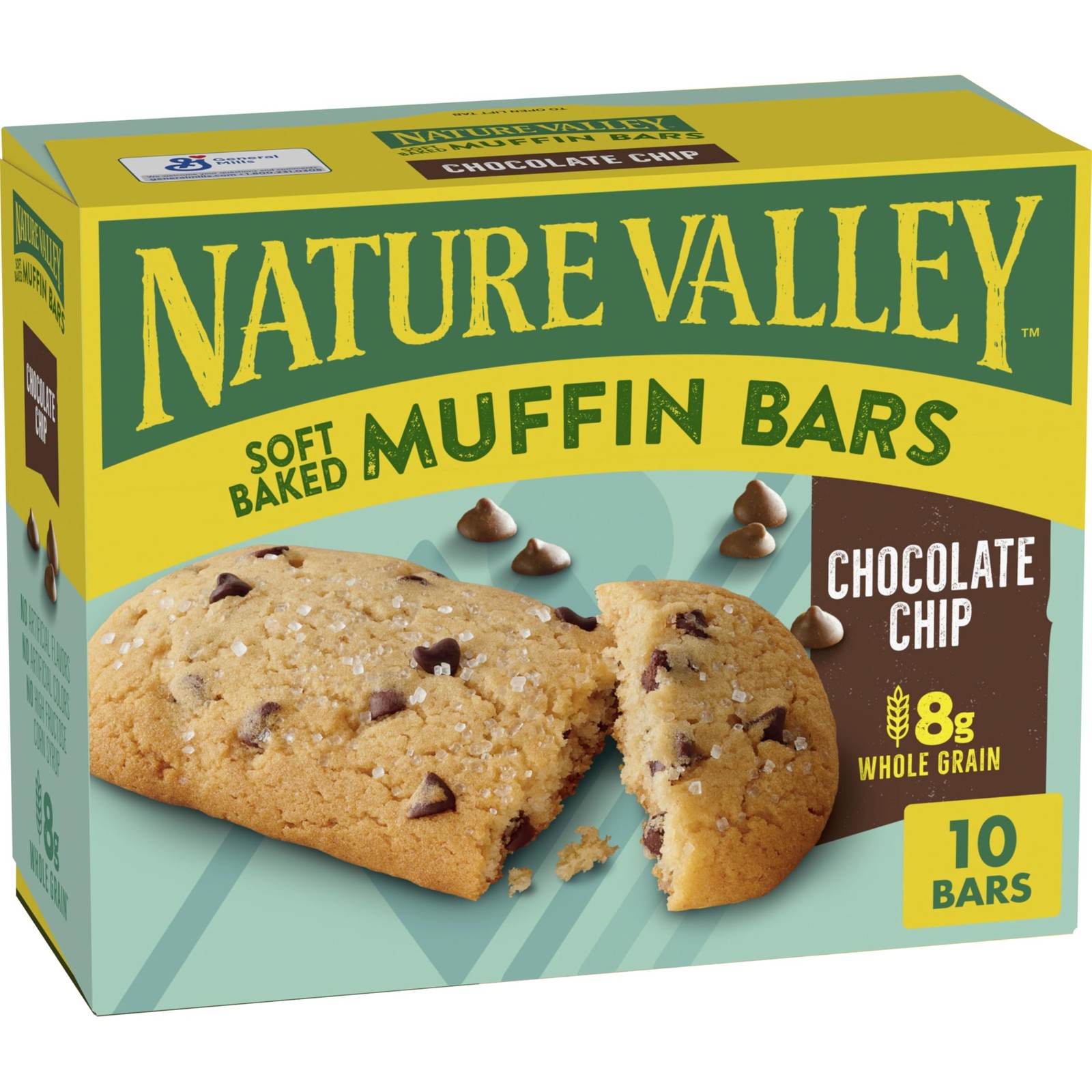 Nature Valley Soft Baked Muffin Bars, Chocolate 10 Count (Pack of 1), brown