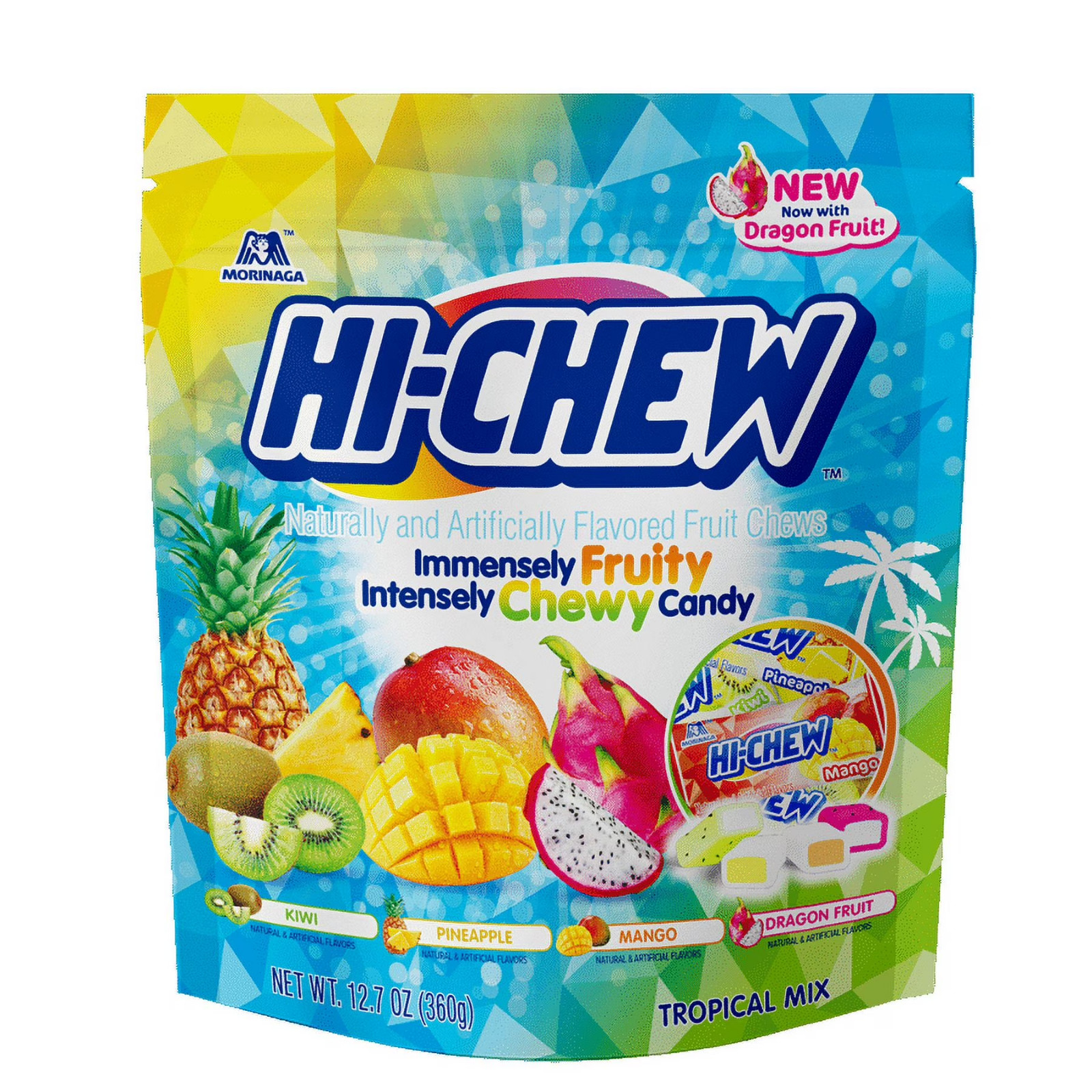 Hi-Chew tropical Mix chewy Candy 12.7 oz Bag……