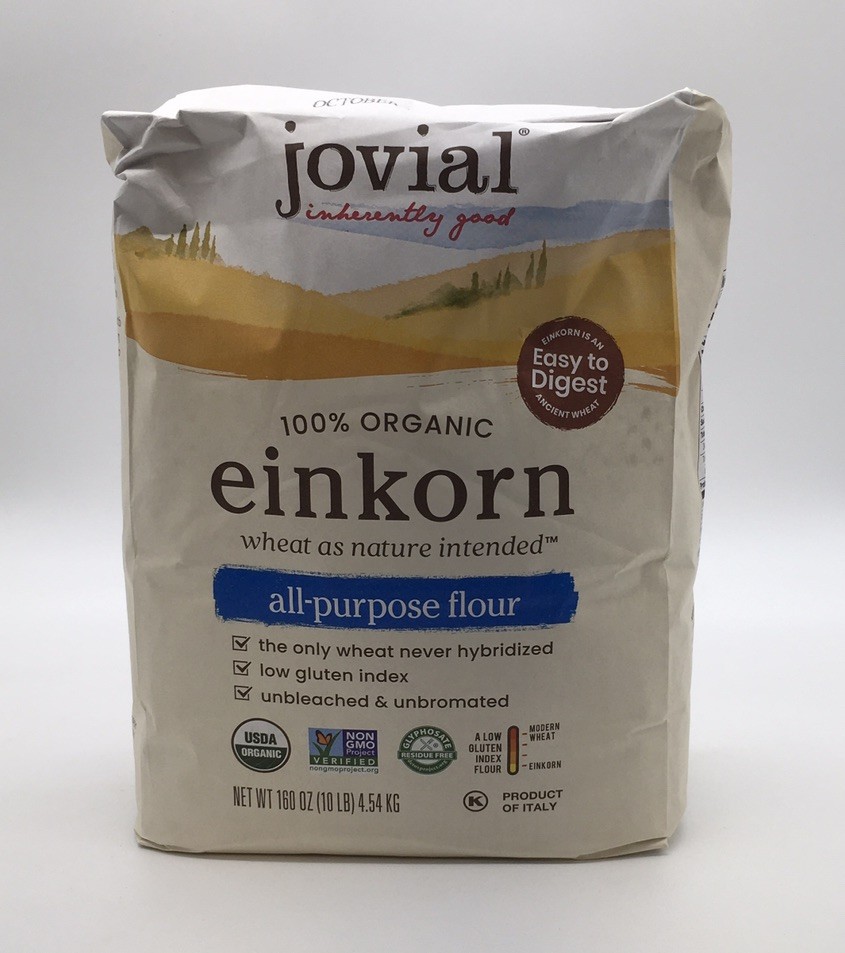 JOVIAL 100% ORGANIC EINKORN ALL PURPOSE FLOUR 10LBS EXP 10/27