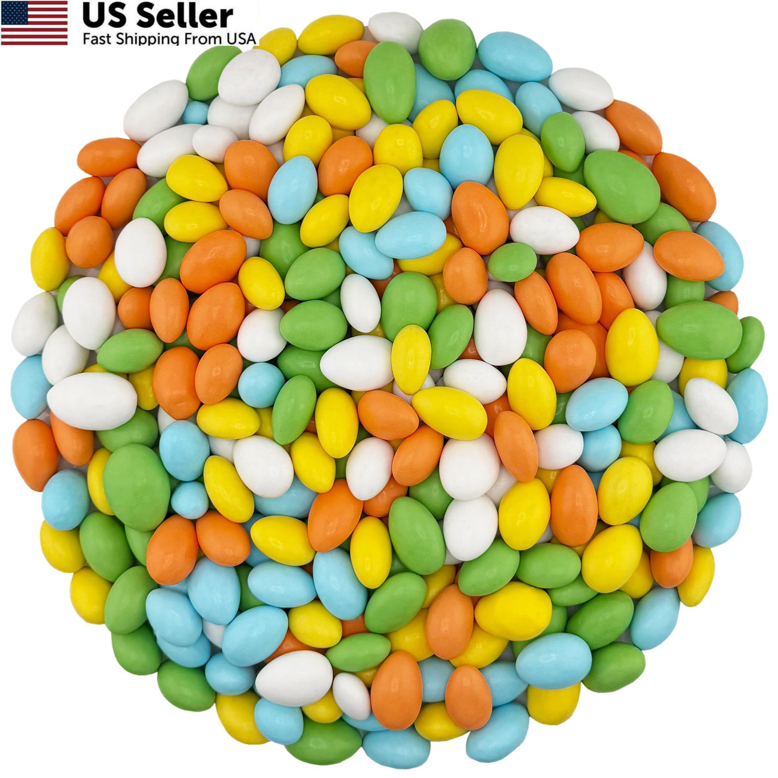 FirstChoiceCandy Jordan Almonds 1 Pound (Pack of 1), Assorted Pastel Colors