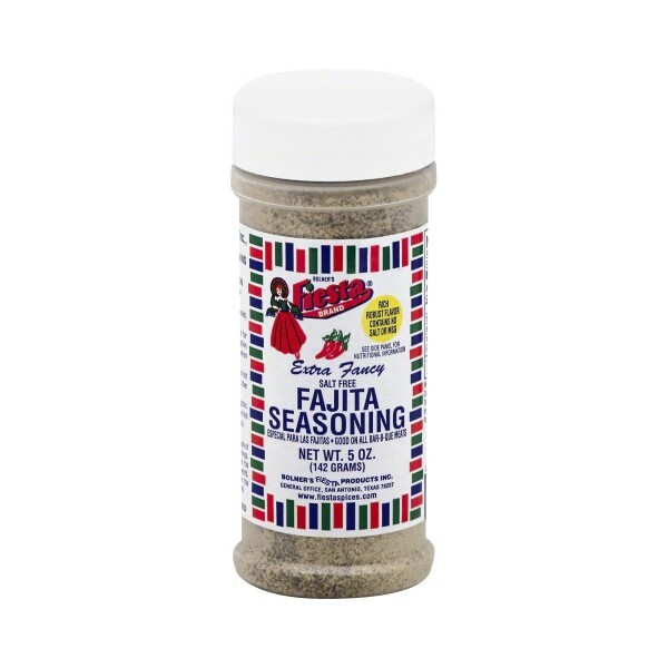 Bolner’s Fiesta Brand Extra Fancy Salt Free Fajita Seasoning (Pack of 3)