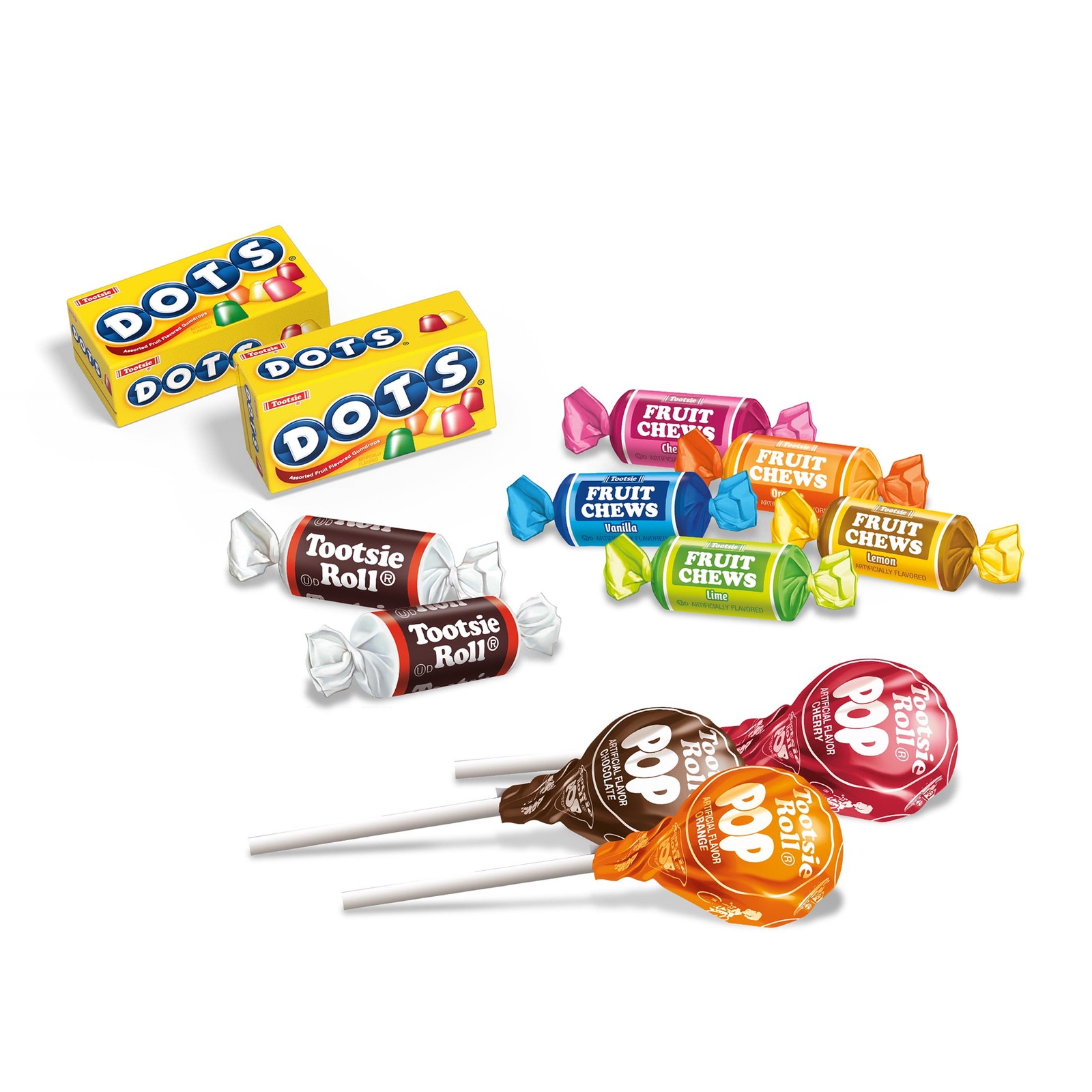Tootsie Child’s Play, Assorted Candy, 56 oz. Individually Wrapped,Contains Milk