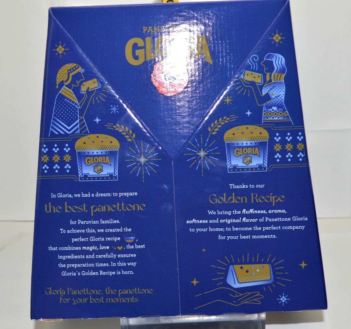 Gloria Panettone Traditional Christmas Cake with Raisins & Candy Fruit 900g