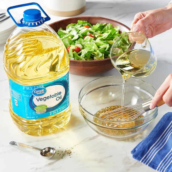 (2 pack) Great Value Vegetable Oil, 1 Gallon choice for all of your cooking New