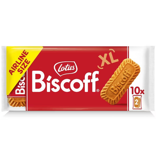 Biscoff Airline XL Cookies Snack Packs, 8.8 oz, 10 Count