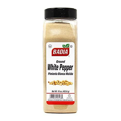 Badia Spices inc Spice, White Pepper Ground, 16-Ounce