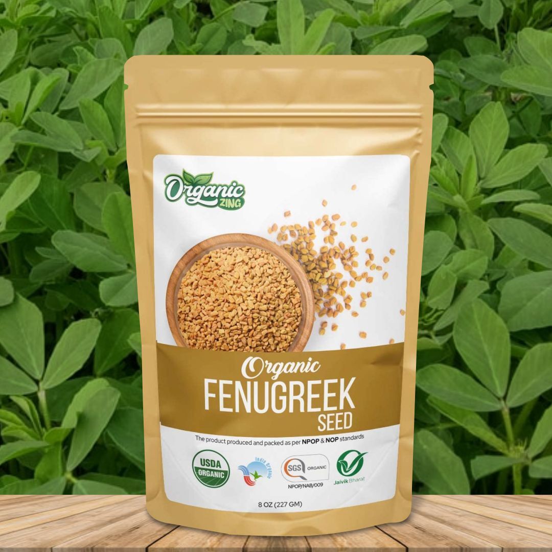 Organic Zing Organic Fenugreek Seeds [227g/8oz]