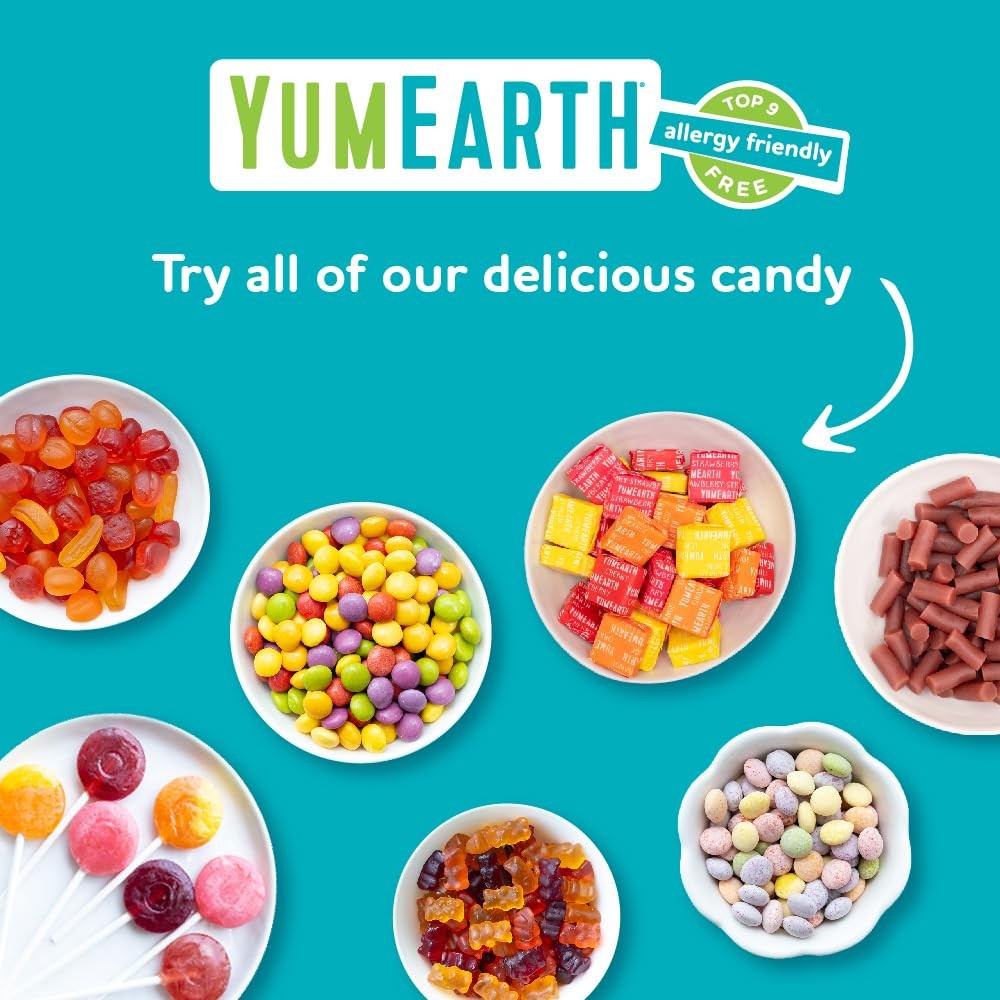 YumEarth Organic Vitamin C Pops Variety Pack, 250 Count (Pack of 1), No Color