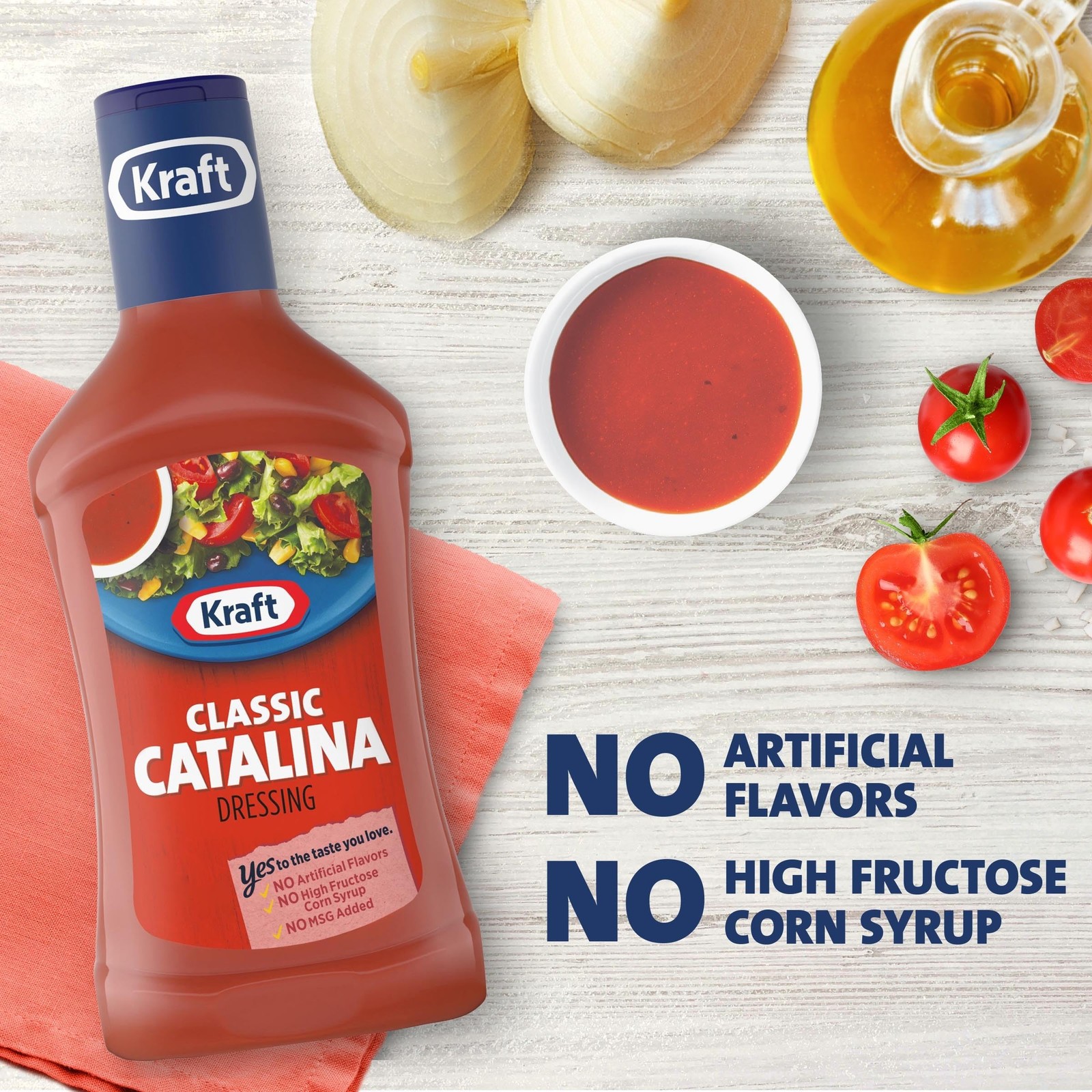 Kraft Classic Catalina Salad Dressing (16 fl oz Bottle) 16 Fl Oz (Pack of 1)