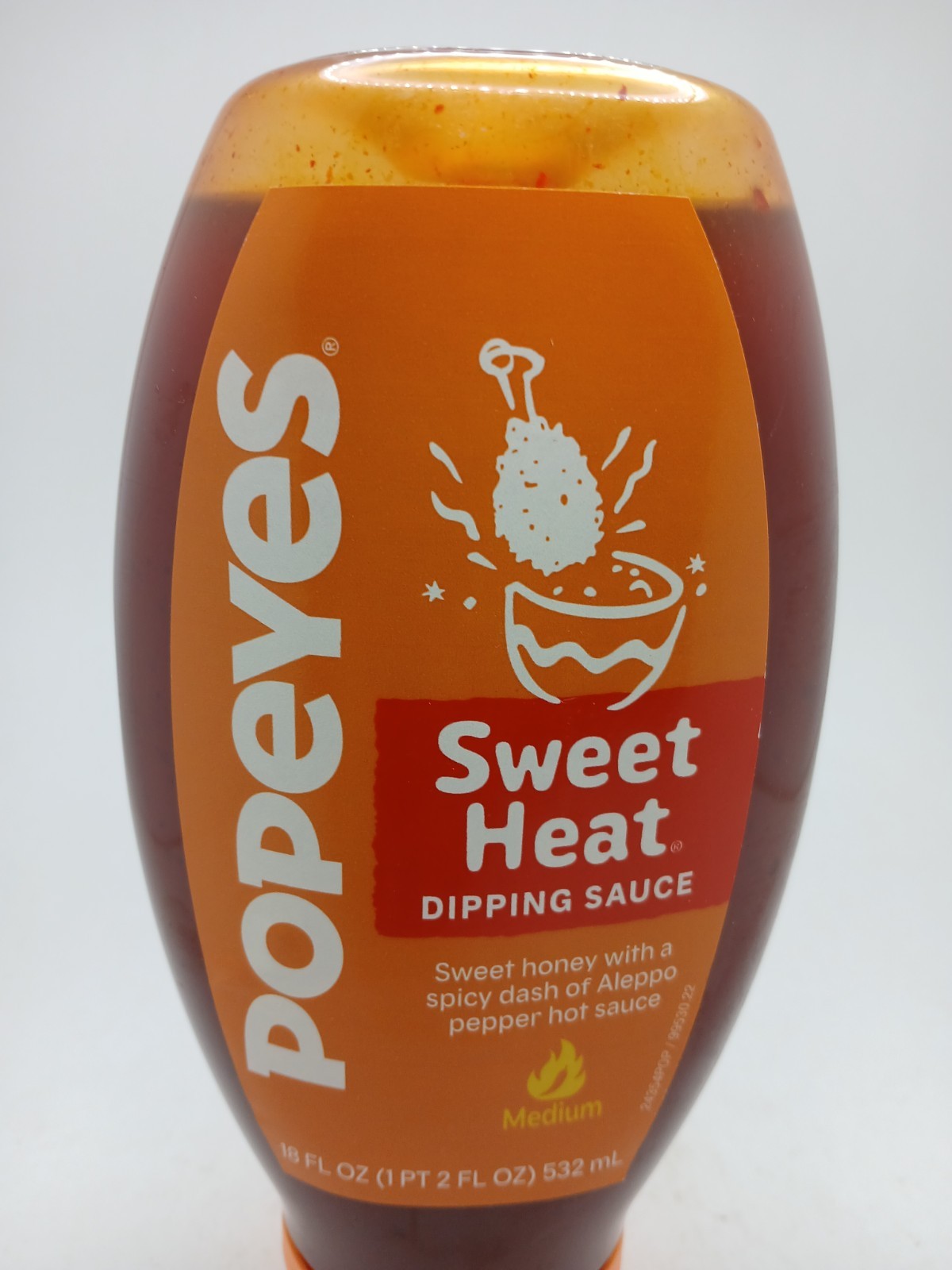 Popeyes Sweet Heat + Great Value Chicken Dipping Sauce Bundle Honey Mustard