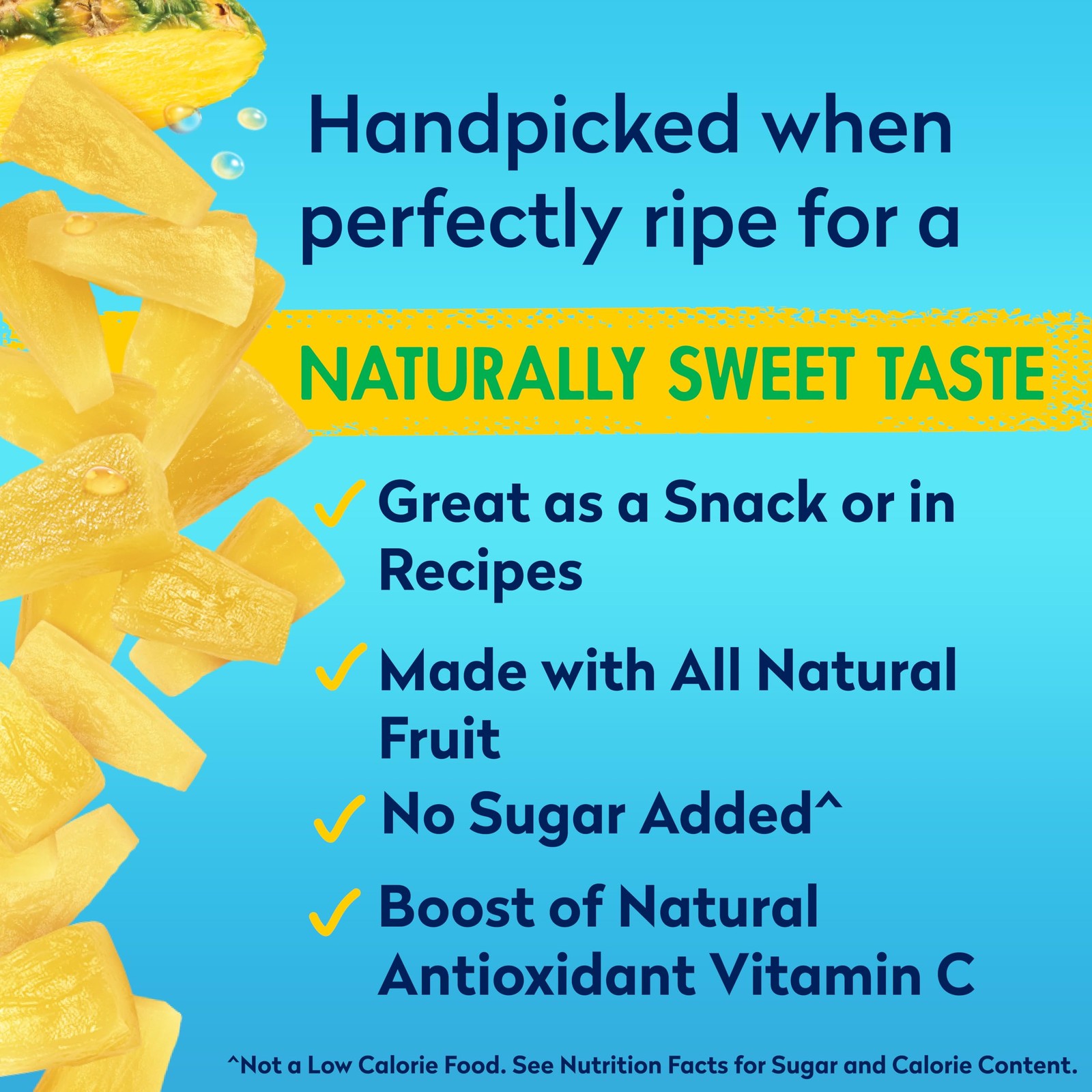 Dole Canned Fruit, Pineapple Tidbits in 100% Pineapple Juice, 20 Oz, 12 Count