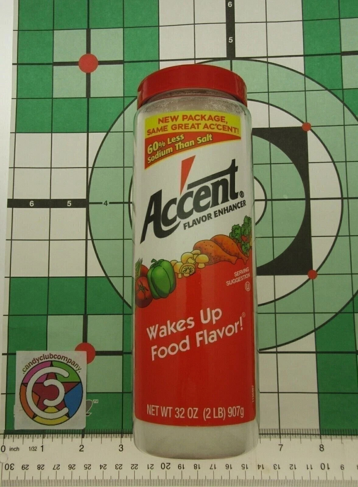 Large 32 oz Accent Flavor Enhancer seasoning kosher meat vegetables ~New Package