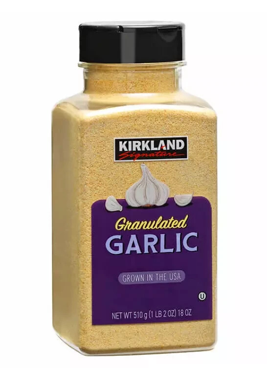 Kirkland Signature Granulated Garlic Powder Seasoning Spice, 18 Ounces (510g)