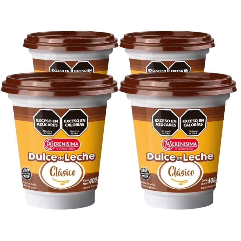 4-Pack La Serenisima – Classic Dulce de Leche – 400 g Each Bin