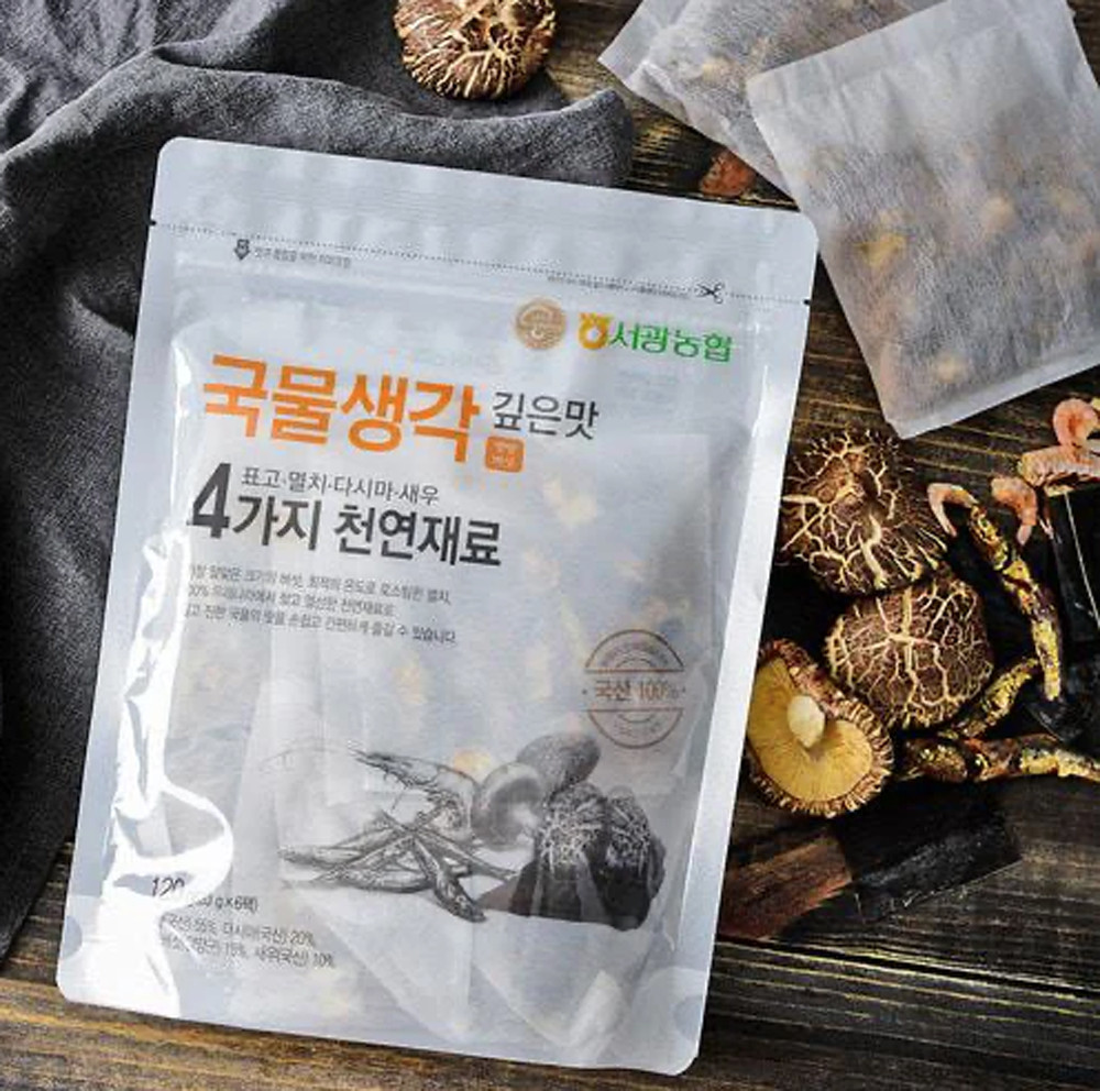 Korean Soup Base Broth Packets – Refresh, Deep, or Spicy Just drop in(20gx6pack)