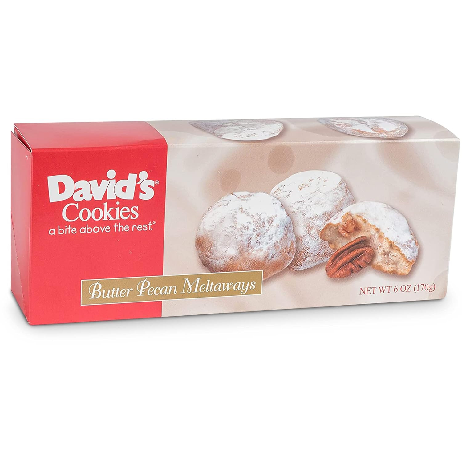 David’S Cookies Gourmet Butter Pecan Meltaway Singles – Gourmet Cookie Snacks wi