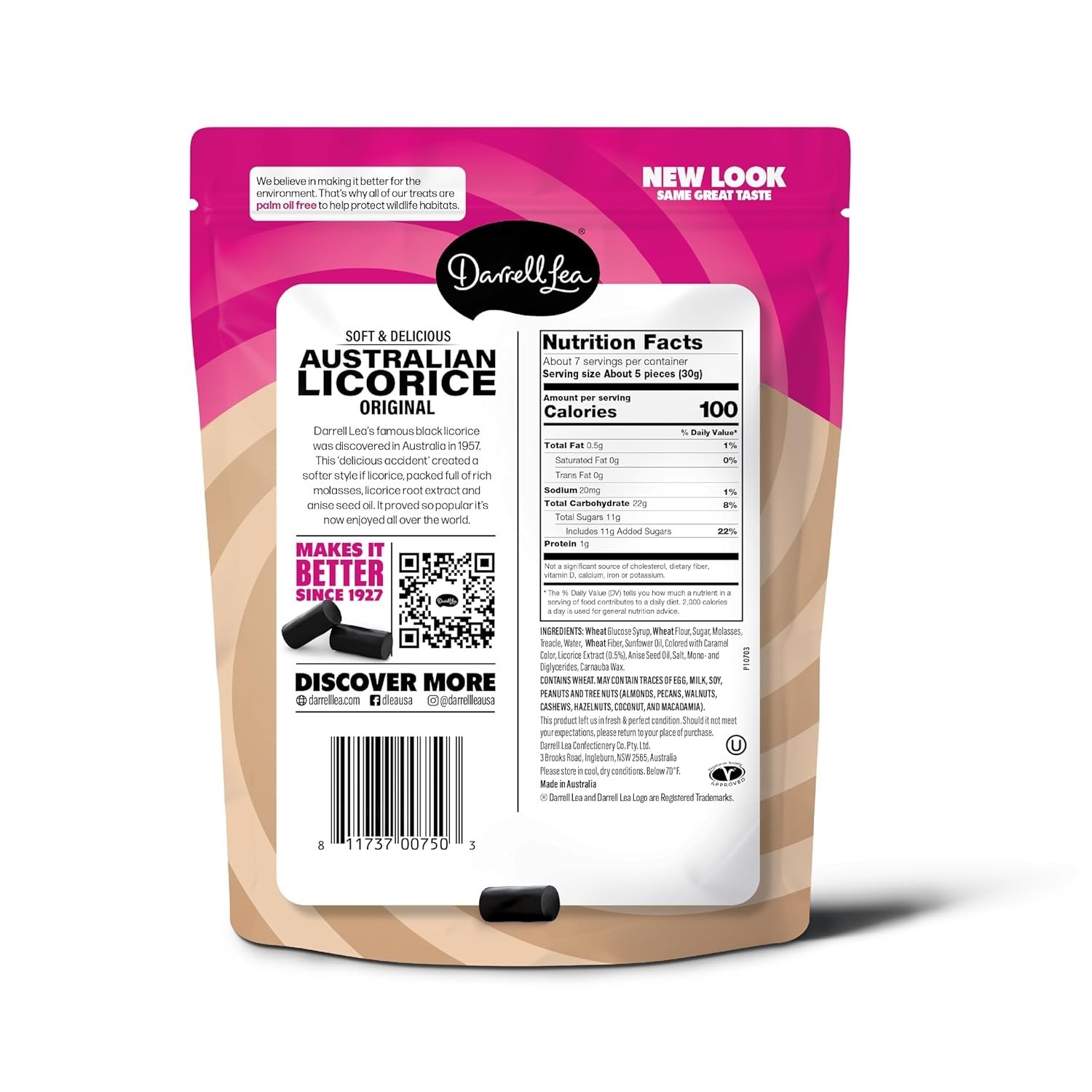 Australian Licorice No Palm Oil 8-Pack