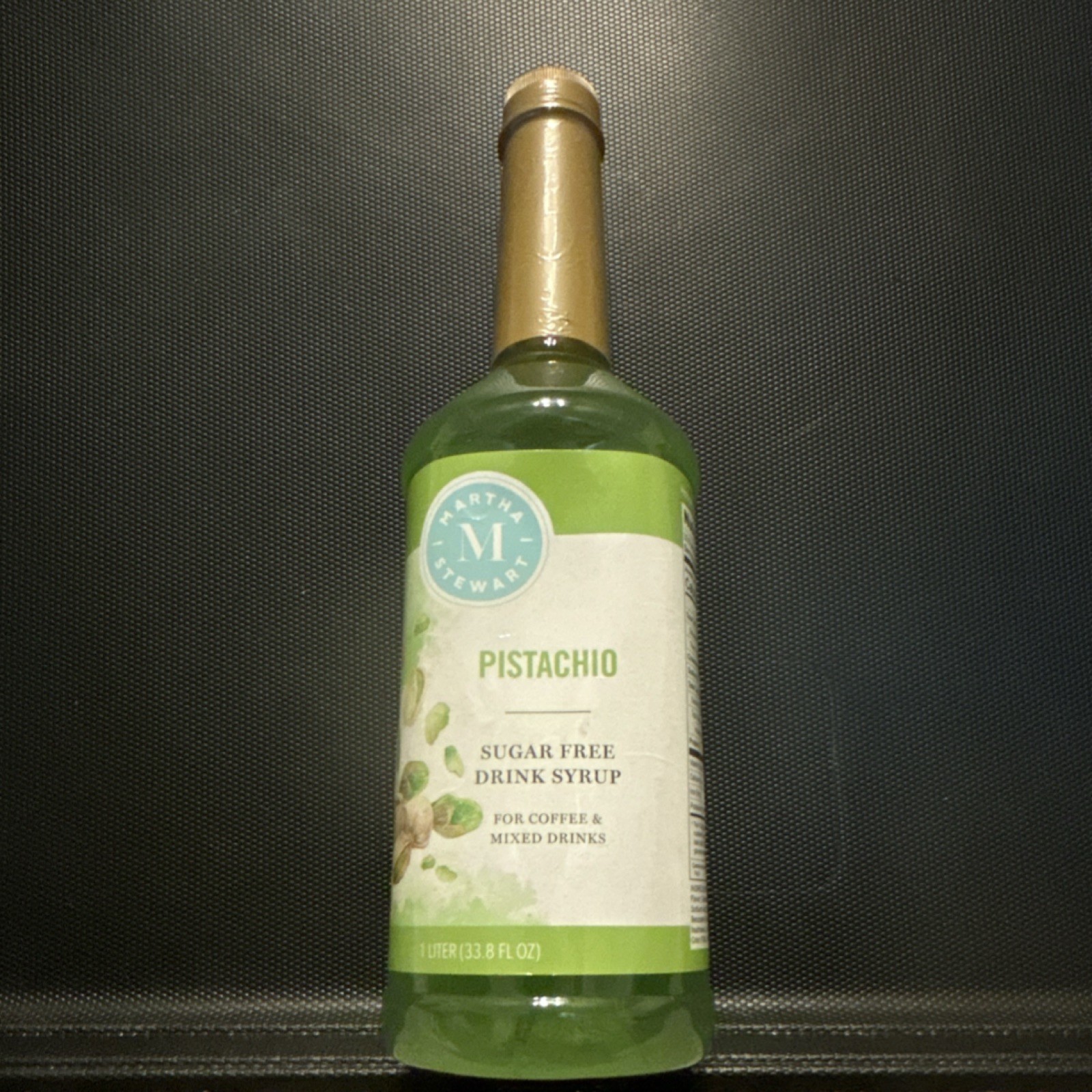 Martha Stewart Pistachio Sugar Free Drink Syrup 1 Liter Baking & Dessert