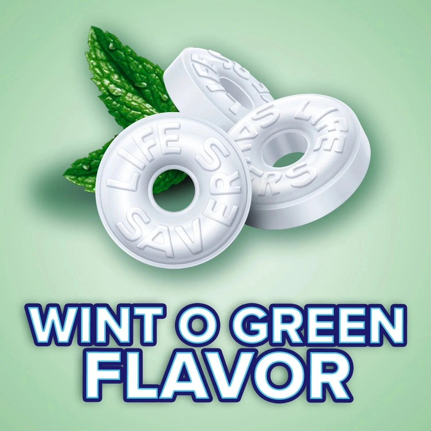 Life Savers Wint-O-Green Breath Mints Bulk Hard Candy, Party Size (53.95oz.)