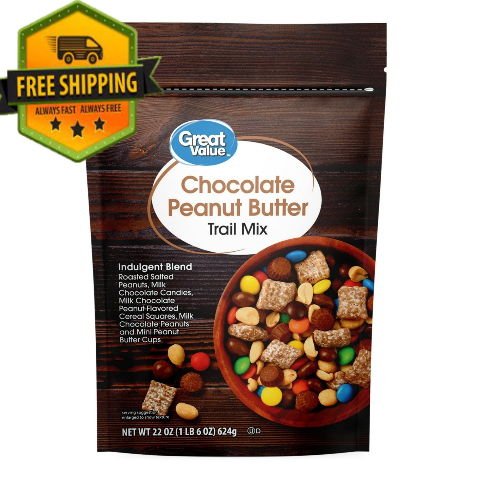Great Value Chocolate Peanut Butter Trail Mix – 22 oz