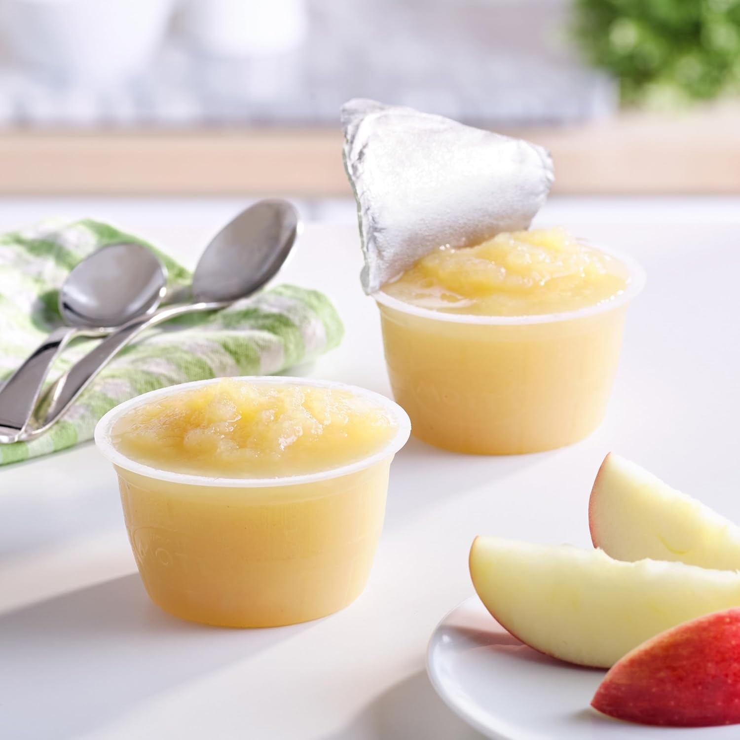 Applesauce, 4 Oz Cups, 36 Count, No Artificial Flavors, Good Source of Vitamin C
