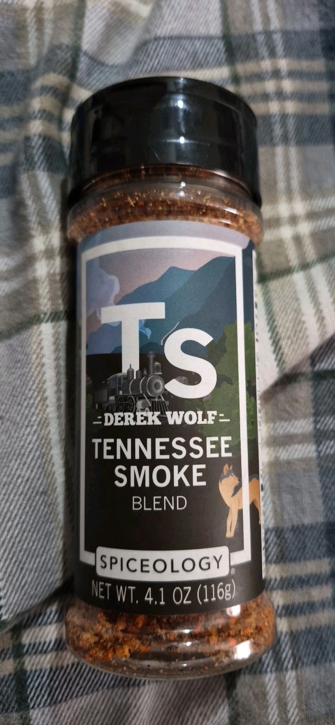 Spiceology & Derek Wolf TENNESSEE SMOKE Seasoning BLEND 4.1 OZ/116G 8/26