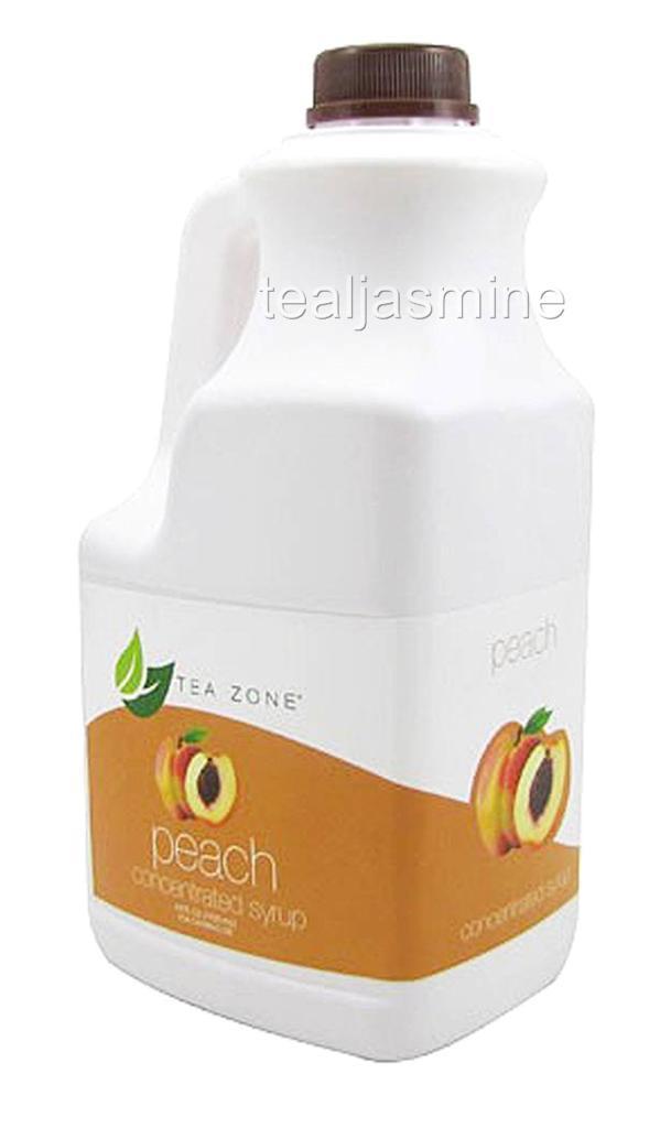 Tea Zone Premium Fruit Syrup for BubbleTea Boba 64 Fl. Oz. Assorted Flavors