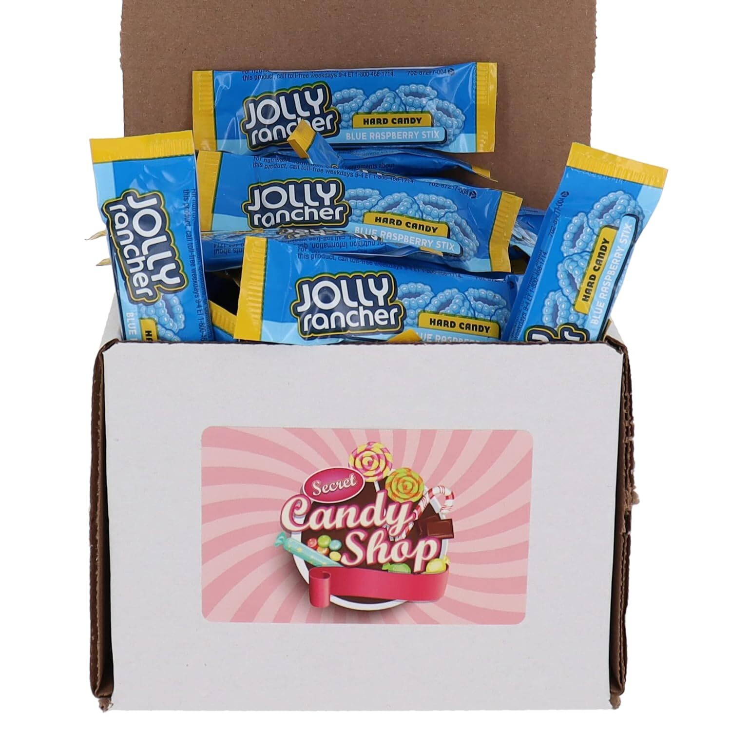Jolly Rancher Hard Candy Blue Raspberry Sticks (Individually Wrapped) 1LB or 2LB